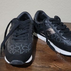 Black Calvin Klein Sneakers - Size 9.5
